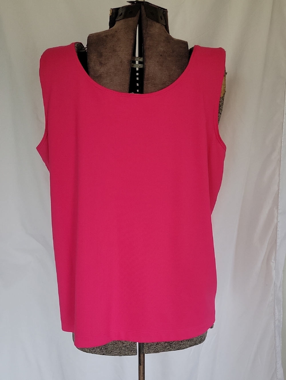 Chico's Tank Top, 3 = L/XL, Pink - Picture 3 of 11